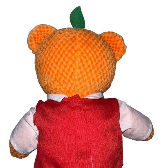 Build A Bear Valentines Heart Bear Red Pink White Stuffed Plush Animal Toy - Picture 7 of 12